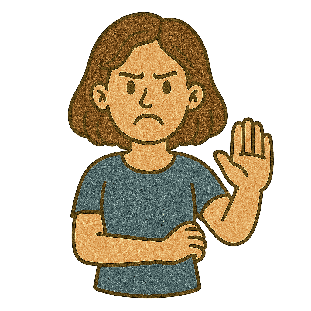 Imagen del verbo Forbid