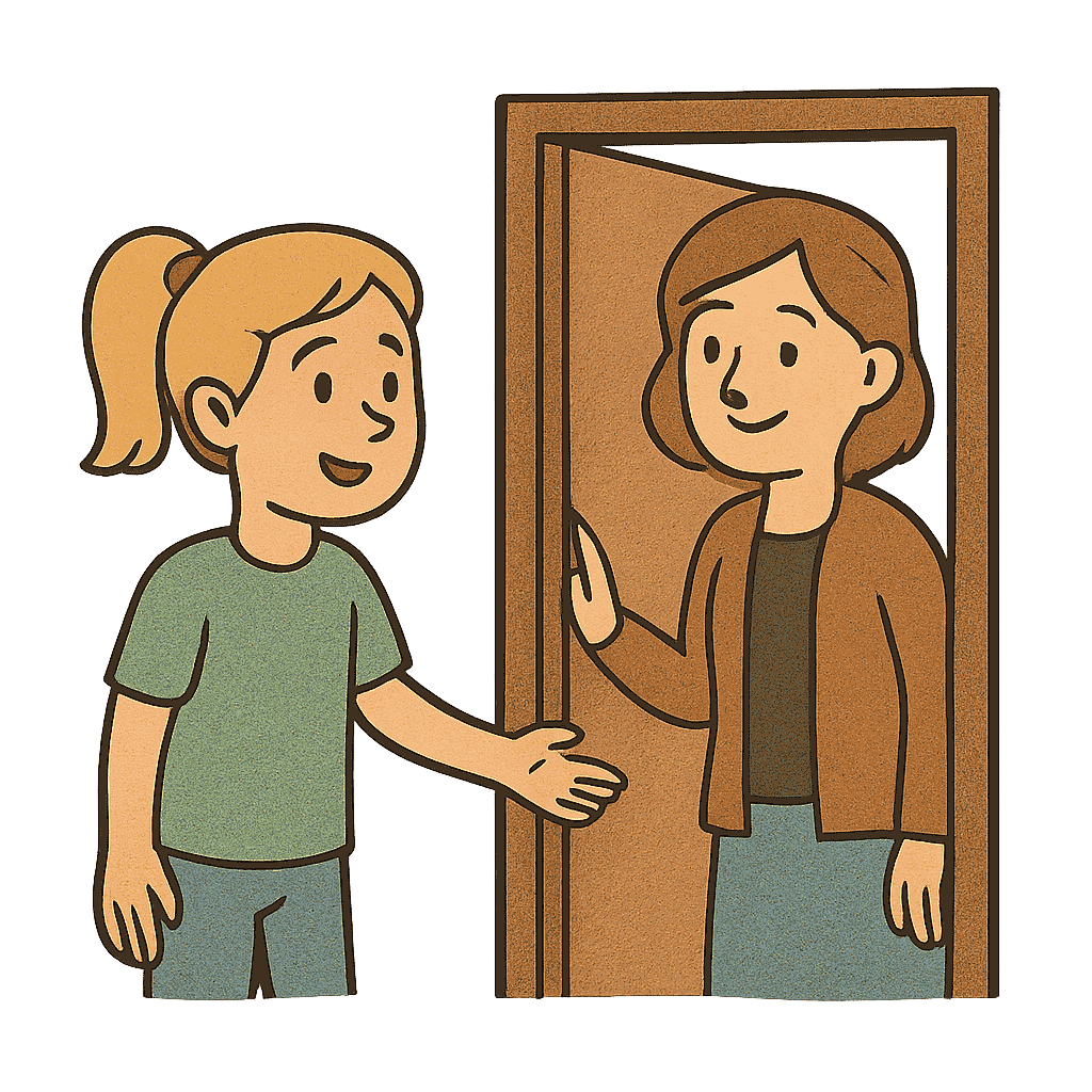 Imagen del verbo Let
