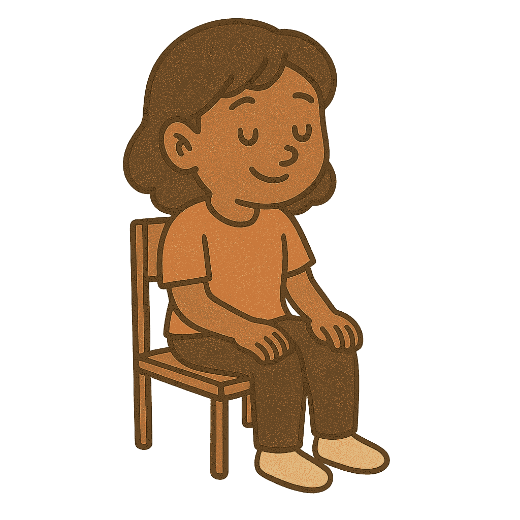 Imagen del verbo Sit