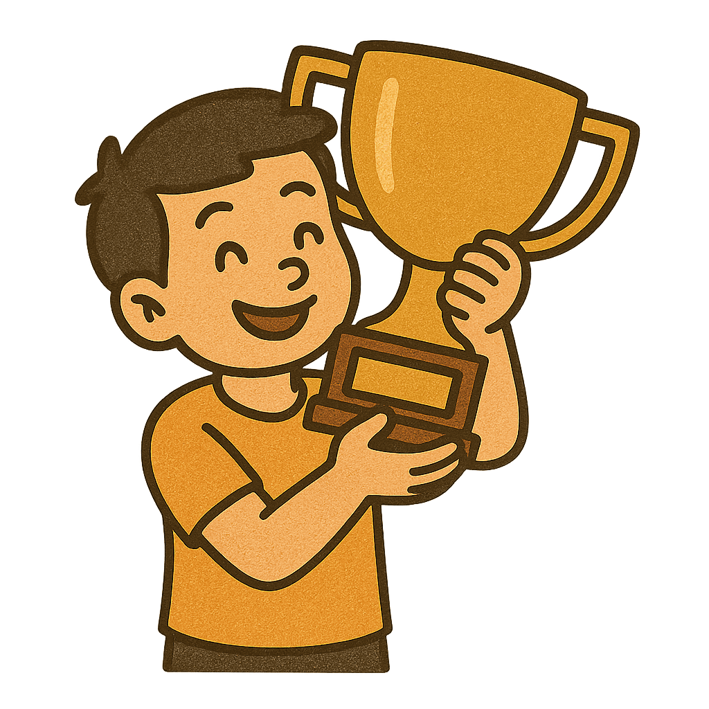 Imagen del verbo Win